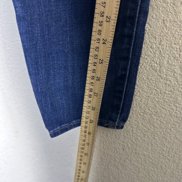 Y2K True Religion Halle Mid Rise Skinny Slim Denim Jean Pant Women 27 Blue MX - Picture 6 of 15